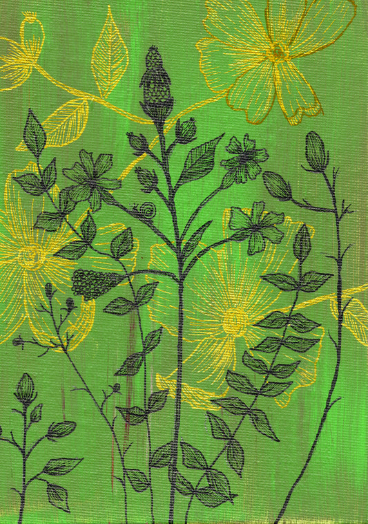 Floral Fuckery No. 5 - Original Piece