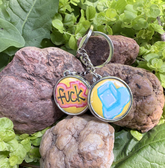 Fuck Ice Keychain