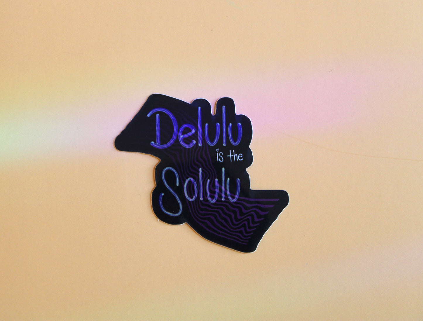 Delulu is the Solulu Sticker