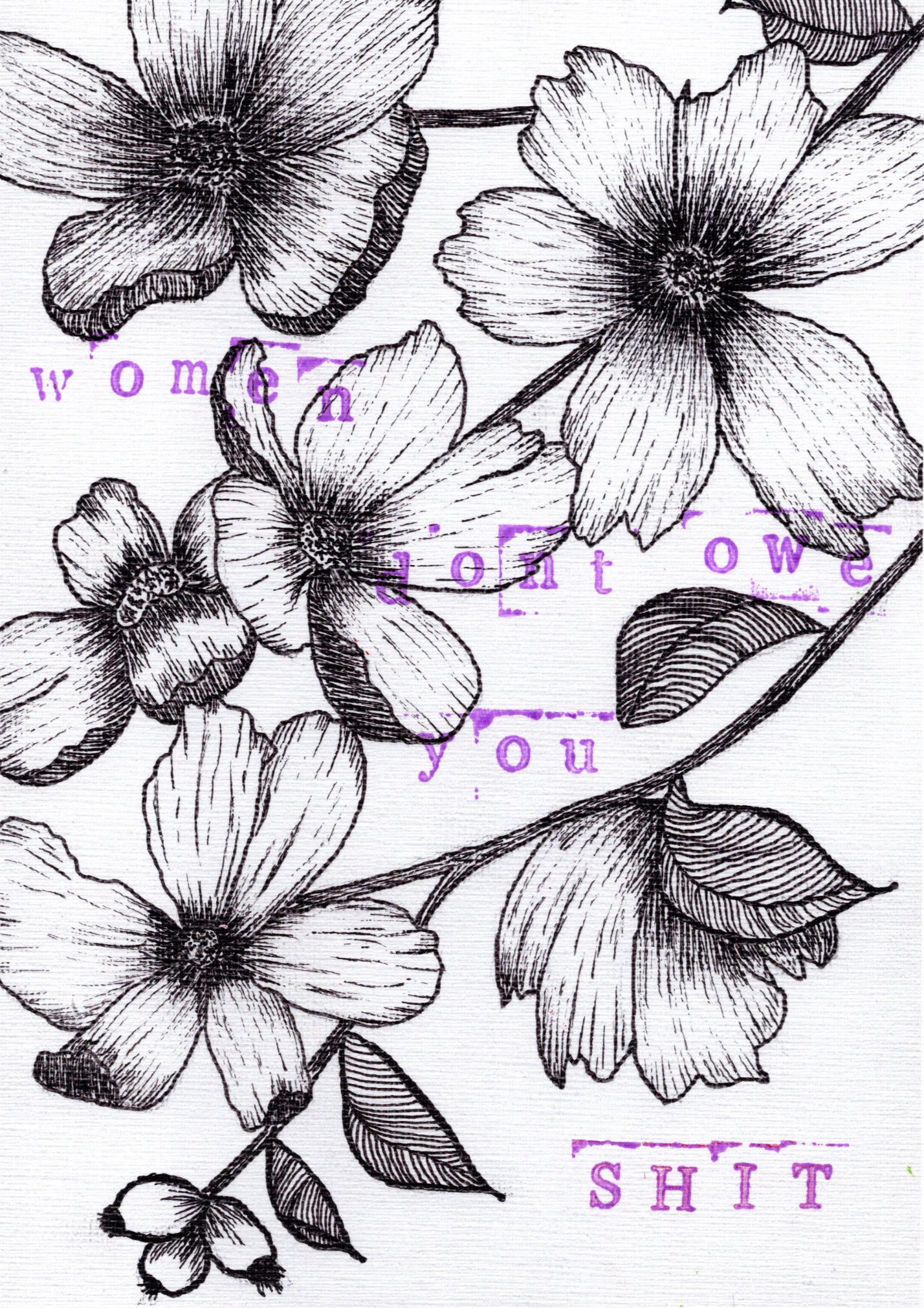 Floral Fuckery Resistance Prints
